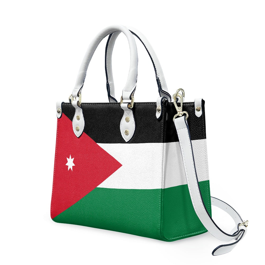 Jordan Flag Handbag With Swag – PU Leather Shoulder Purse With Style - Luv My Flag
