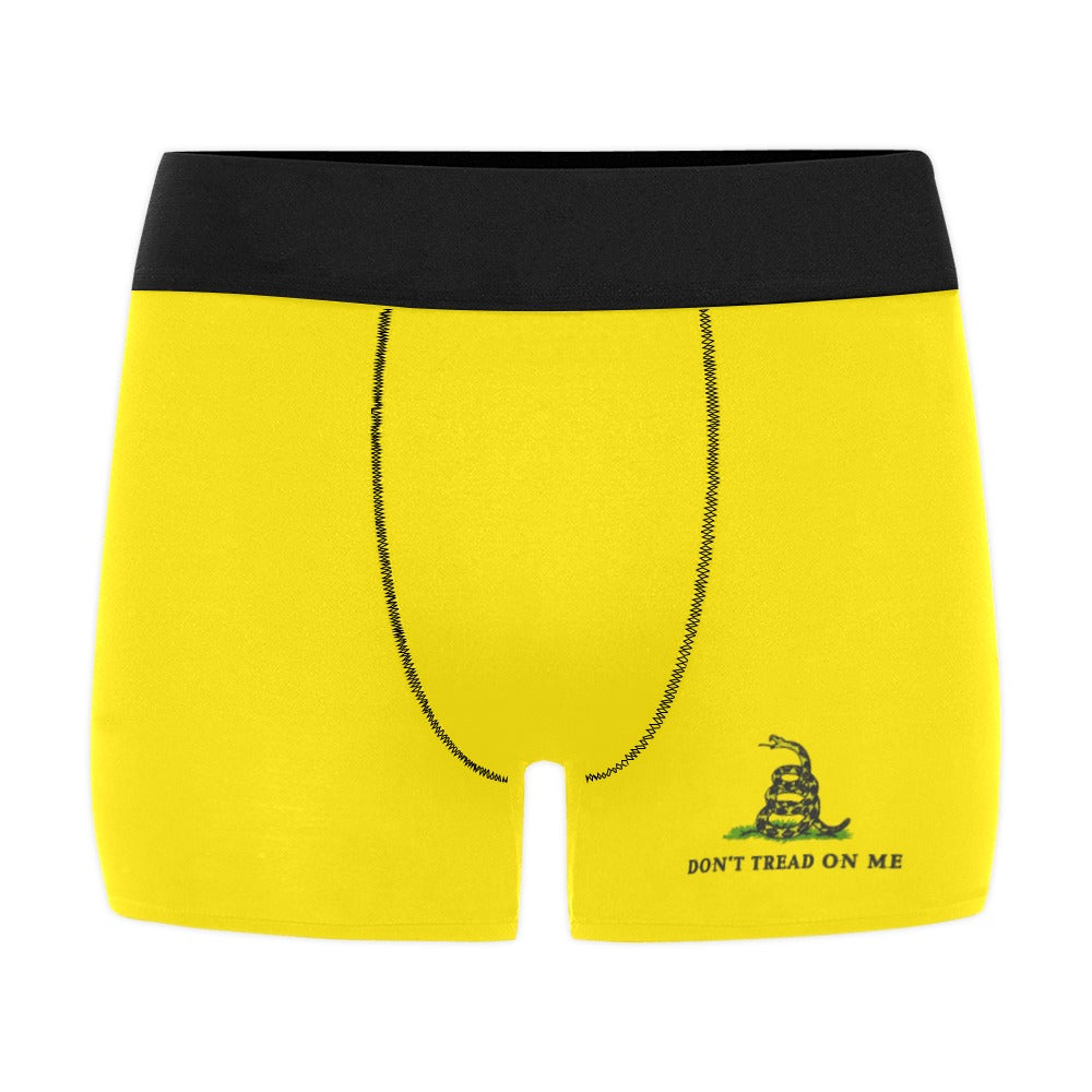 Gadsden Flag Inspired Mens Boxer Briefs Made in the USA