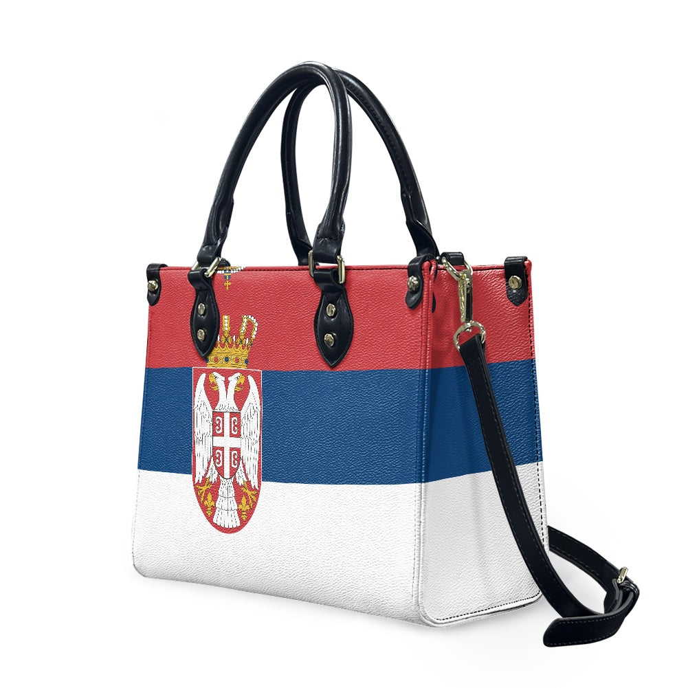 Serbia Ladies PU handbag - Luv My Flag