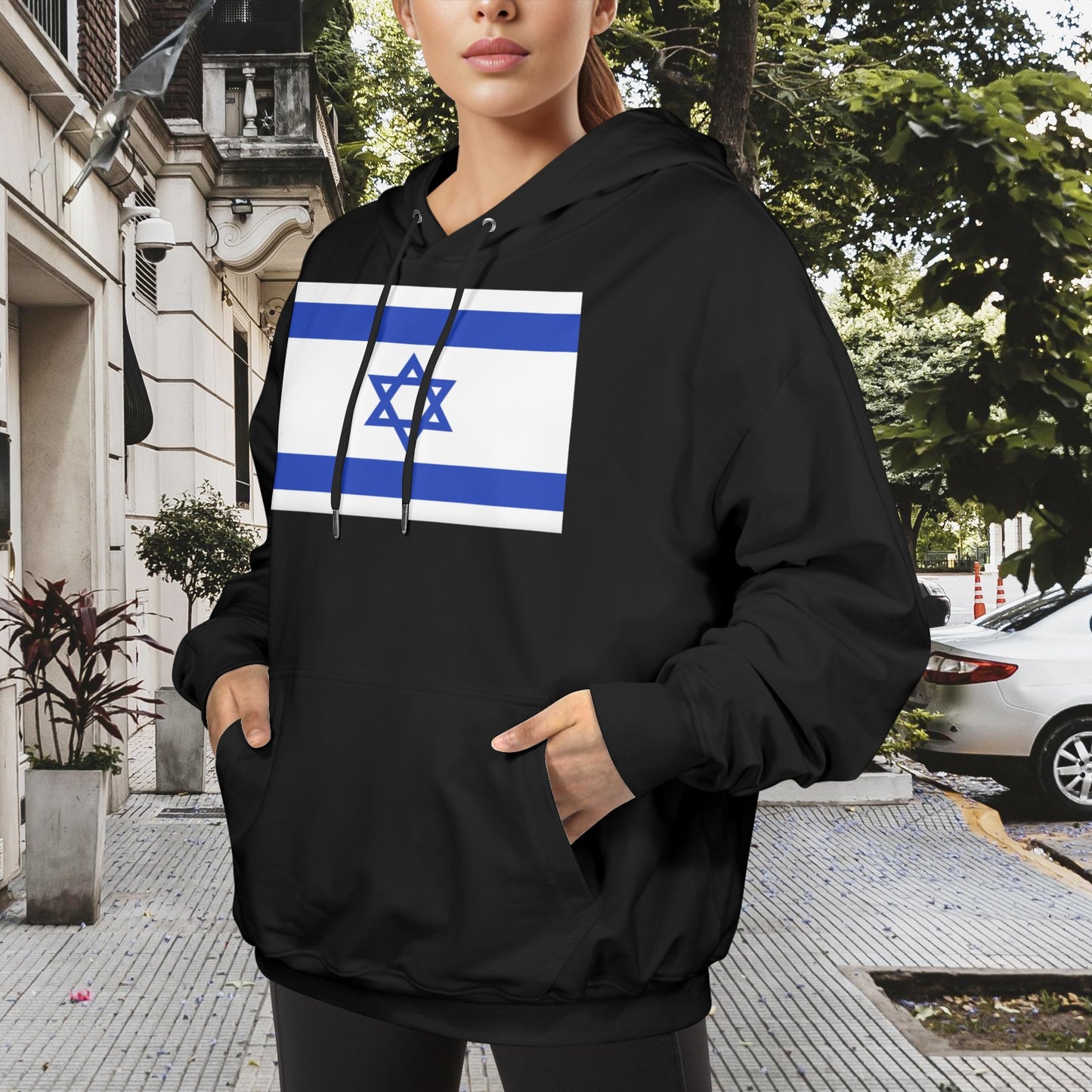 Israel Flag Women's Hoodie Made in the USA