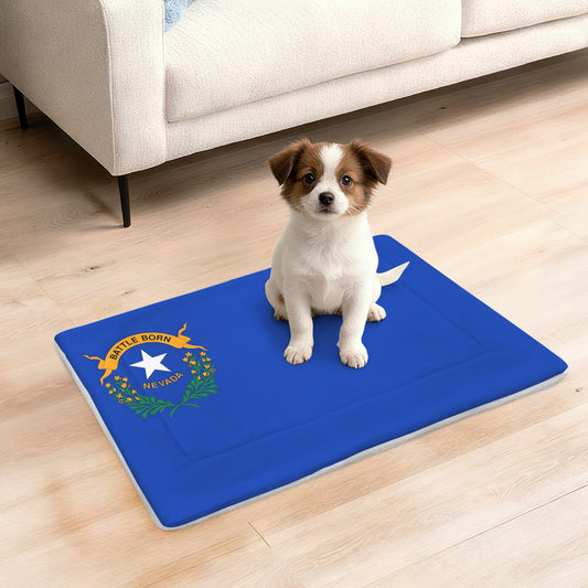 Nevada Flag Inspired Pet Mat 25x18inch (Made in the USA)
