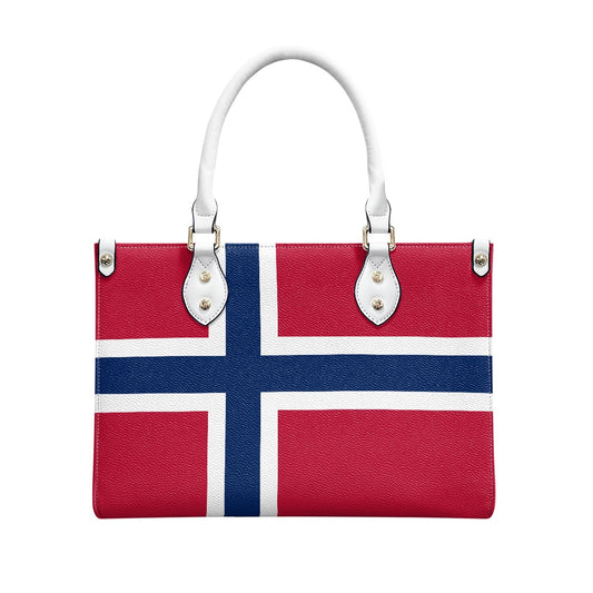 Norway Flag Bag With Bold Display – PU Leather Purse for Everyday - Luv My Flag