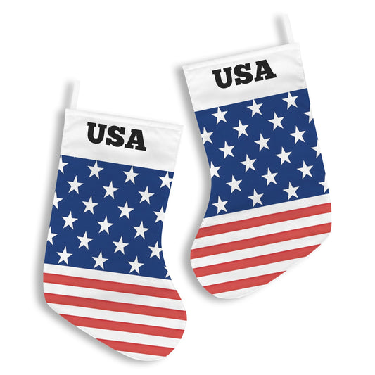 USA/American Flag Christmas Stocking(Made in USA)