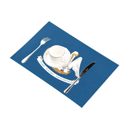 Louisiana Flag Placemats 12" x 18" (Set of 6)