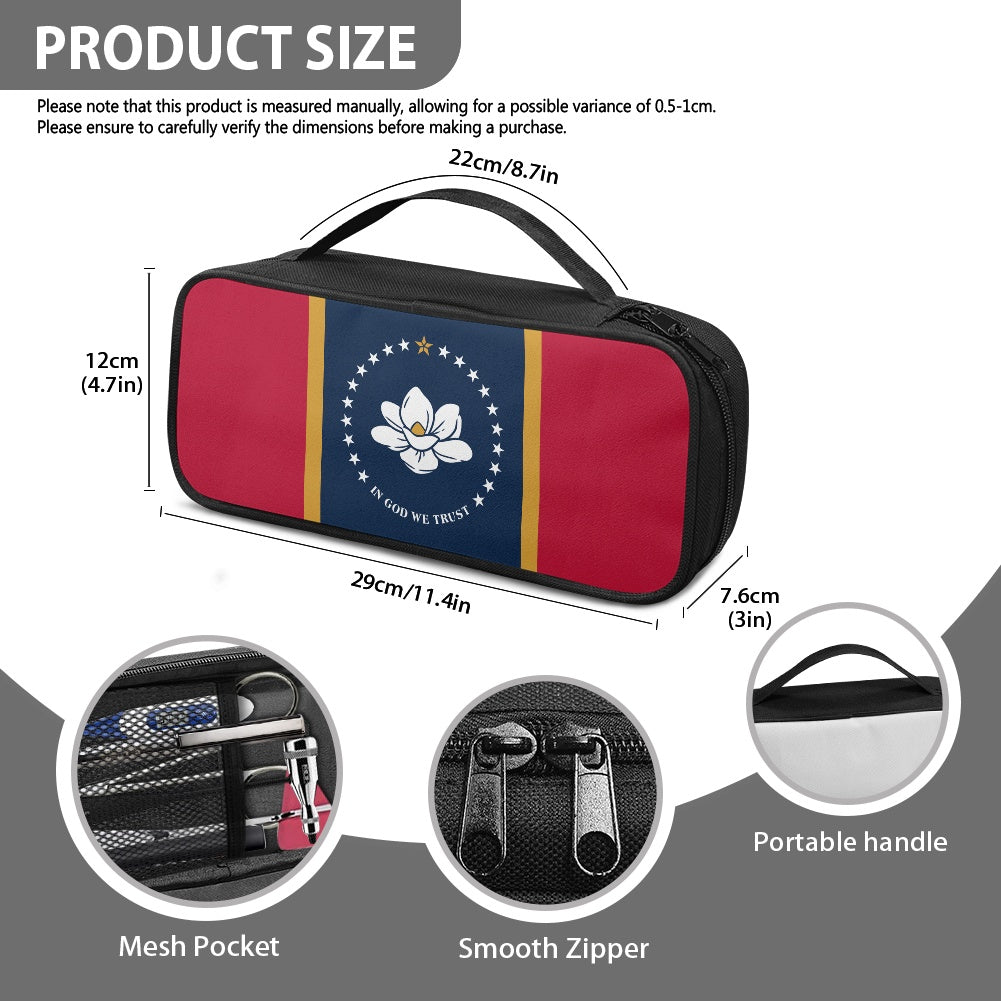 Mississippi Flag Inspired Stethoscope Storage Bag