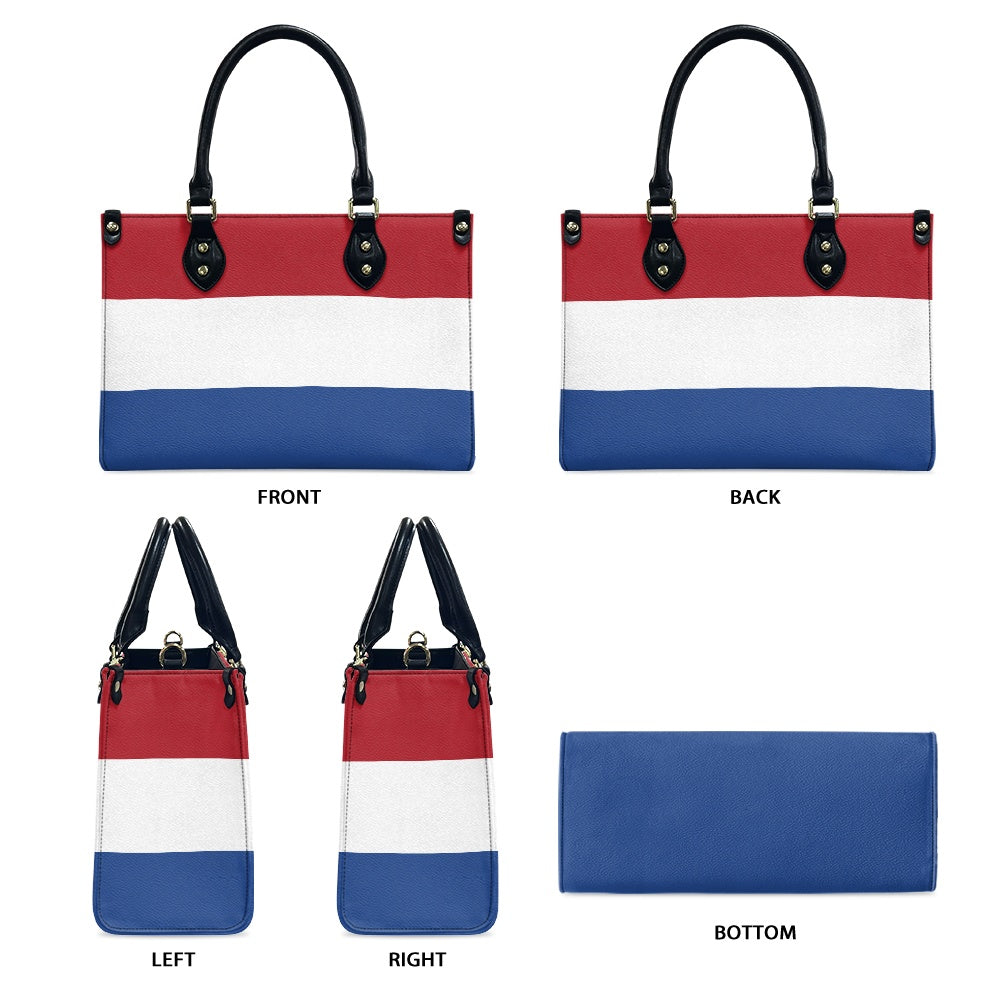 Netherlands Flag Bag With Sass – PU Leather Purse With Dutch Class - Luv My Flag