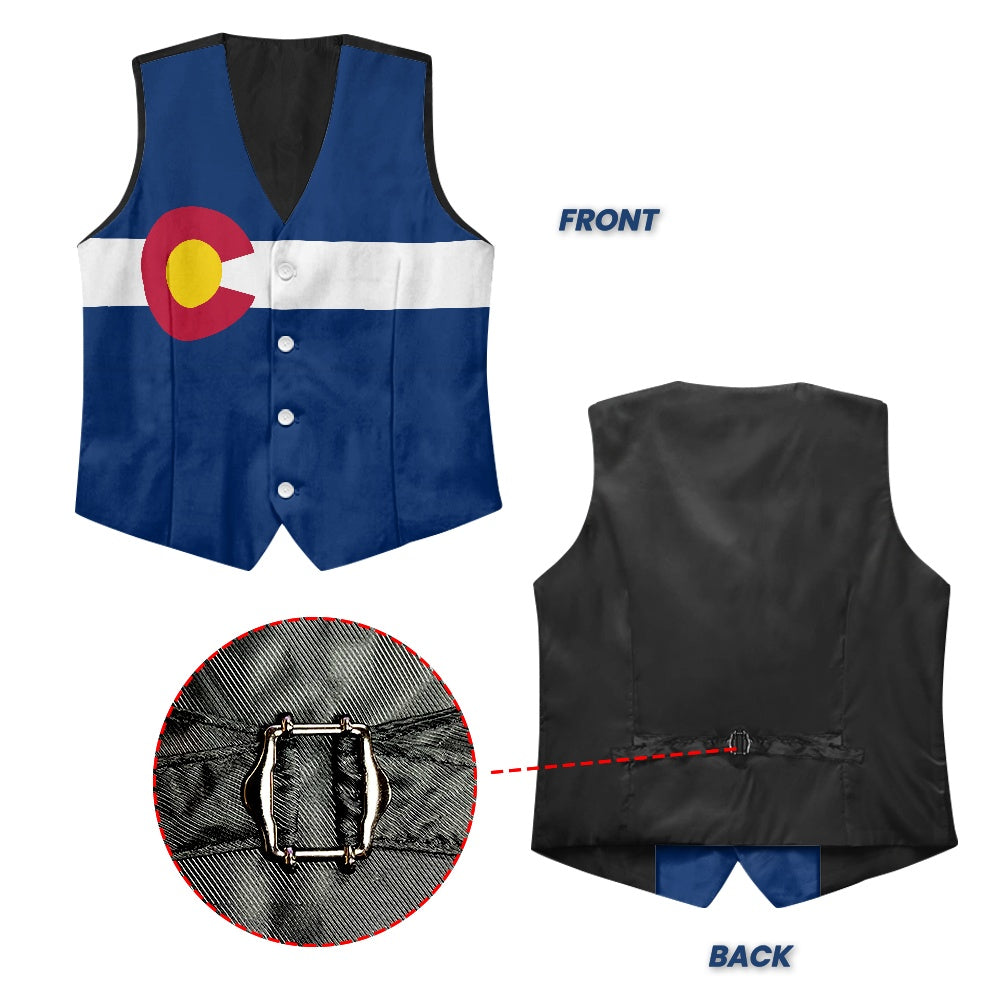 Colorado Flag Suit vest jacket