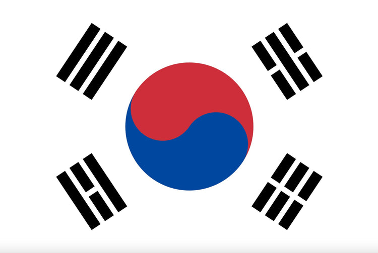 South Korea flag.