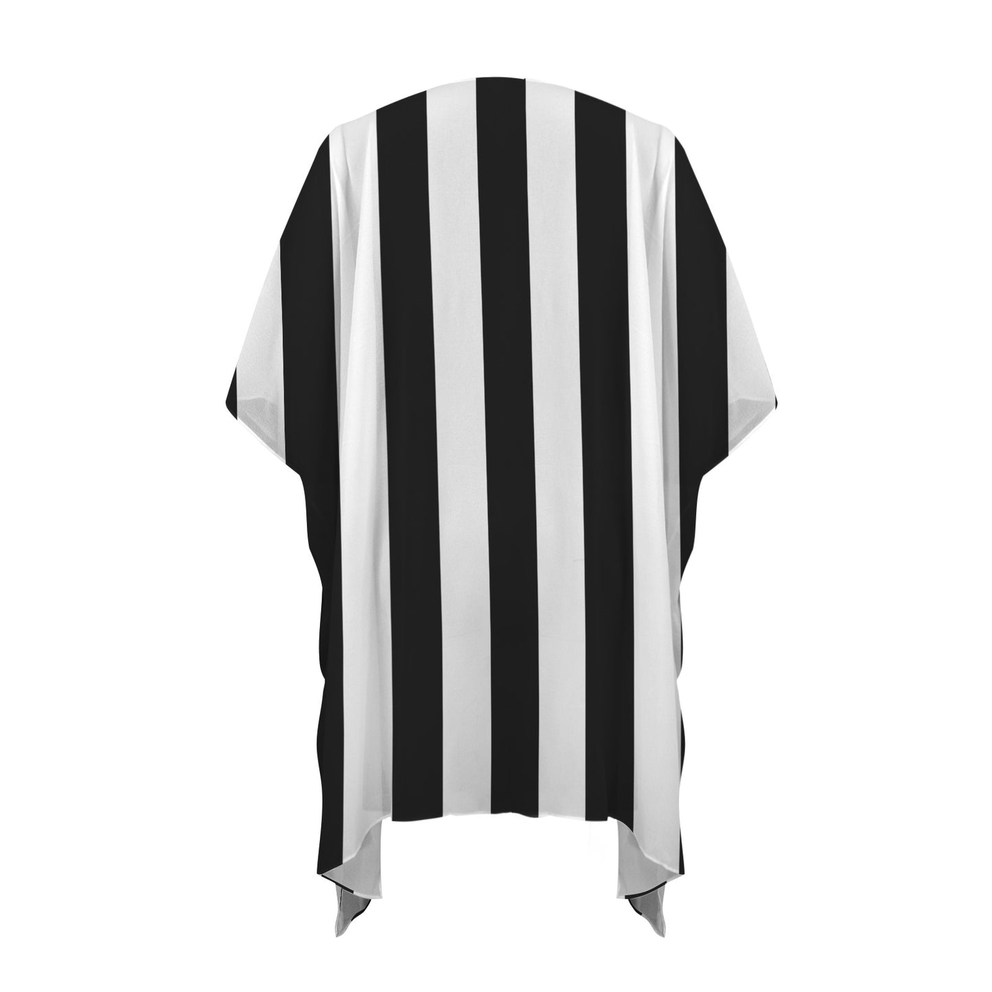 Thin Red Line Flag Inspired Women's Long Cover Up