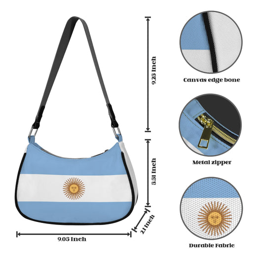 Argentina Flag Inspired Women's Shoulder Bag