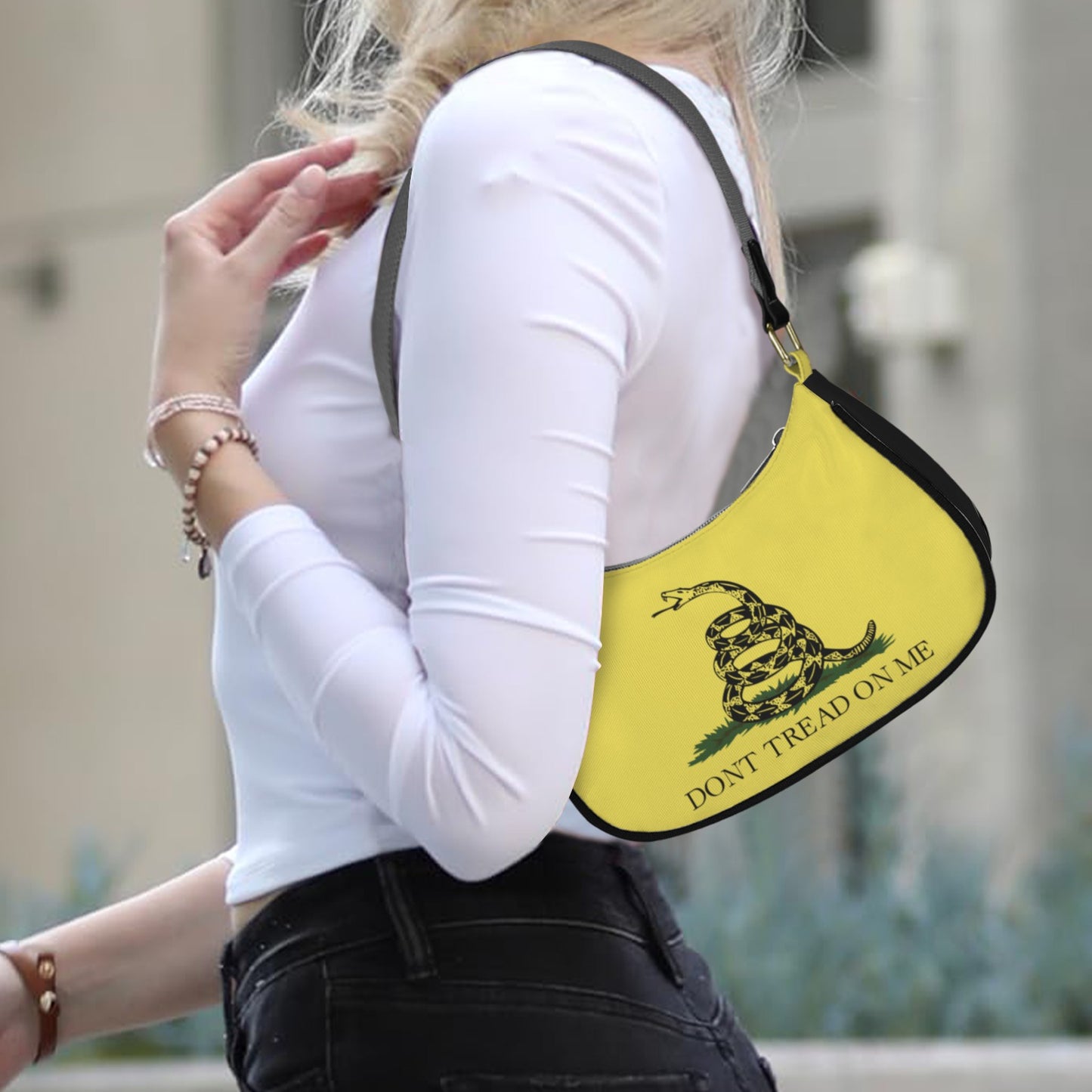 Gadsden Flag Inspired Women's Shoulder Bag