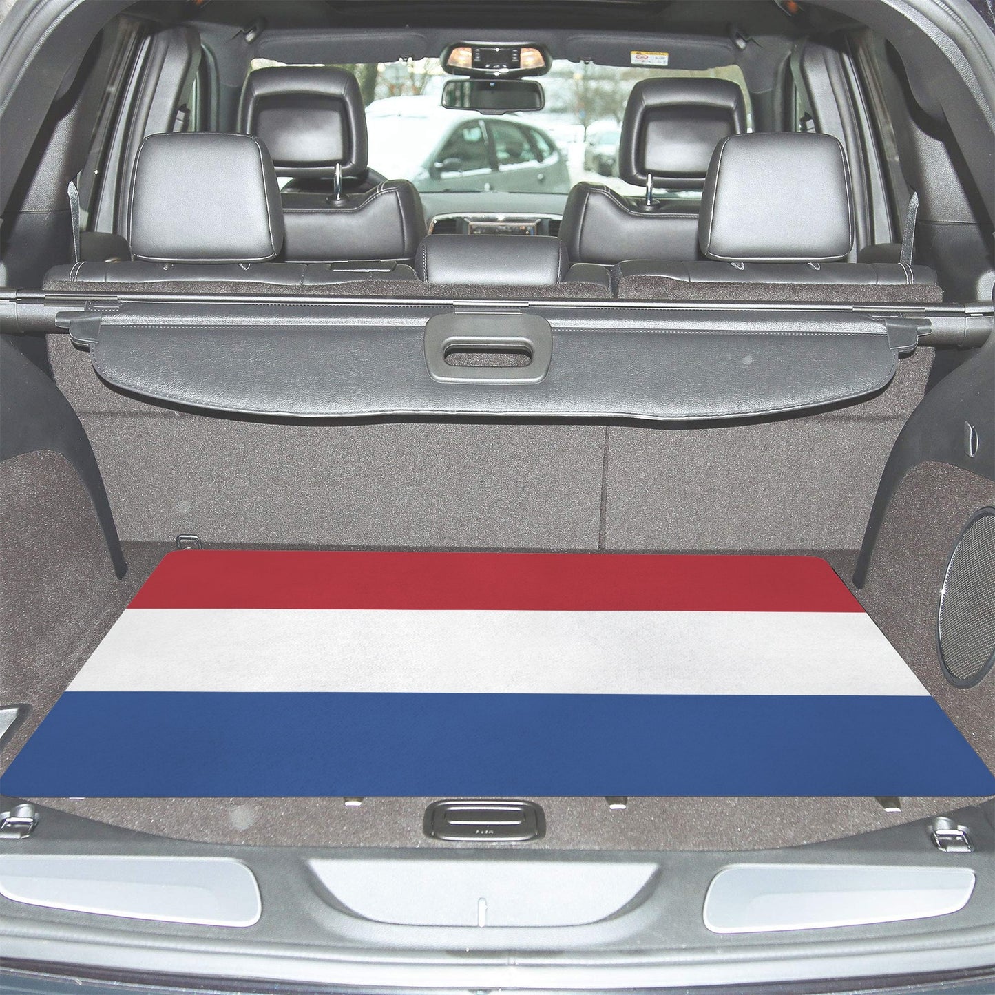Netherlands Flag Inspired Car Trunk Mat 100 × 75 cm / 39.4 × 30 in Printed in the USA