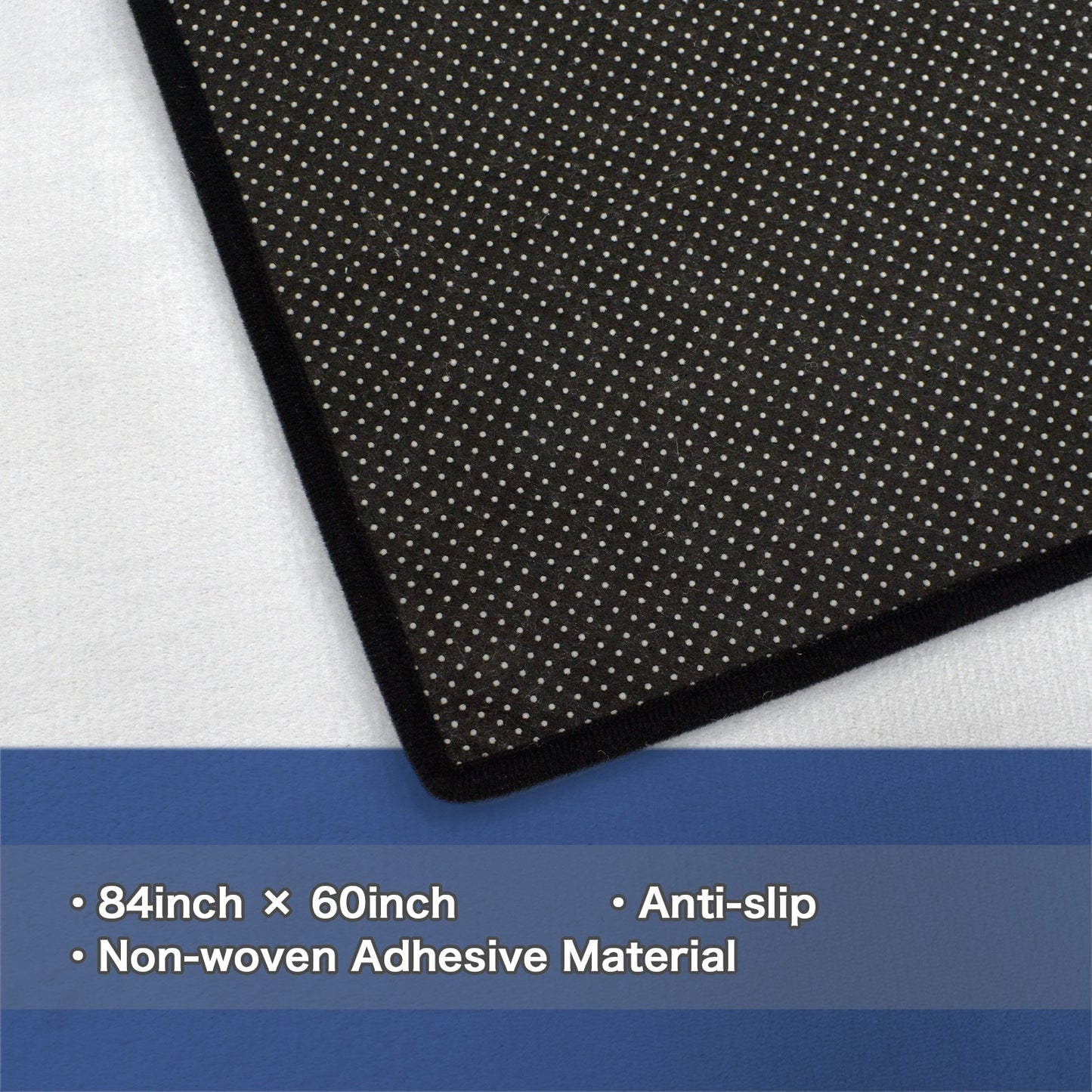 Netherlands Flag Inspired 84x60 Inch Area Rug with Black Binding (Made in the USA)