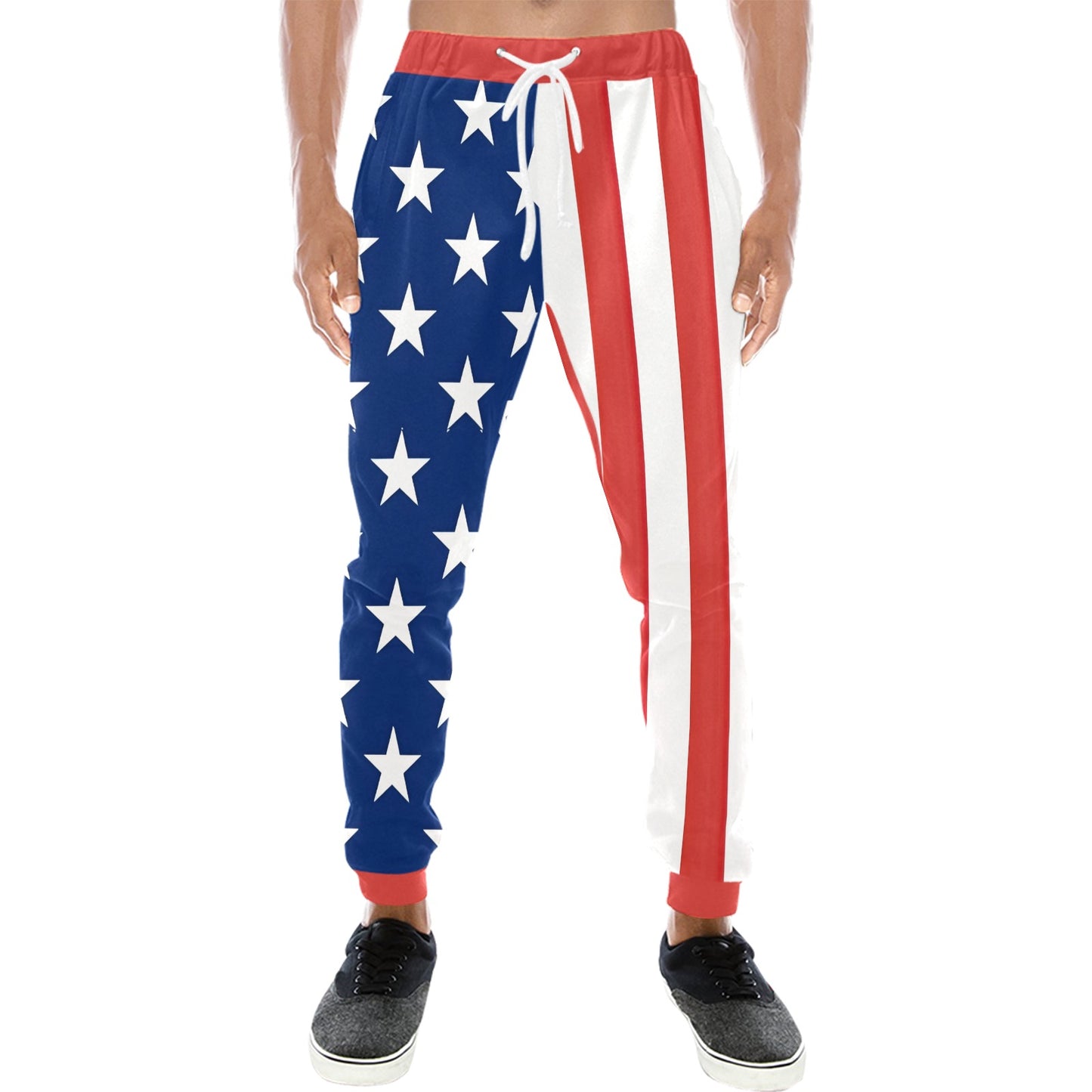 USA/American Flag Inspired All Over Print Unisex Sweatpants
