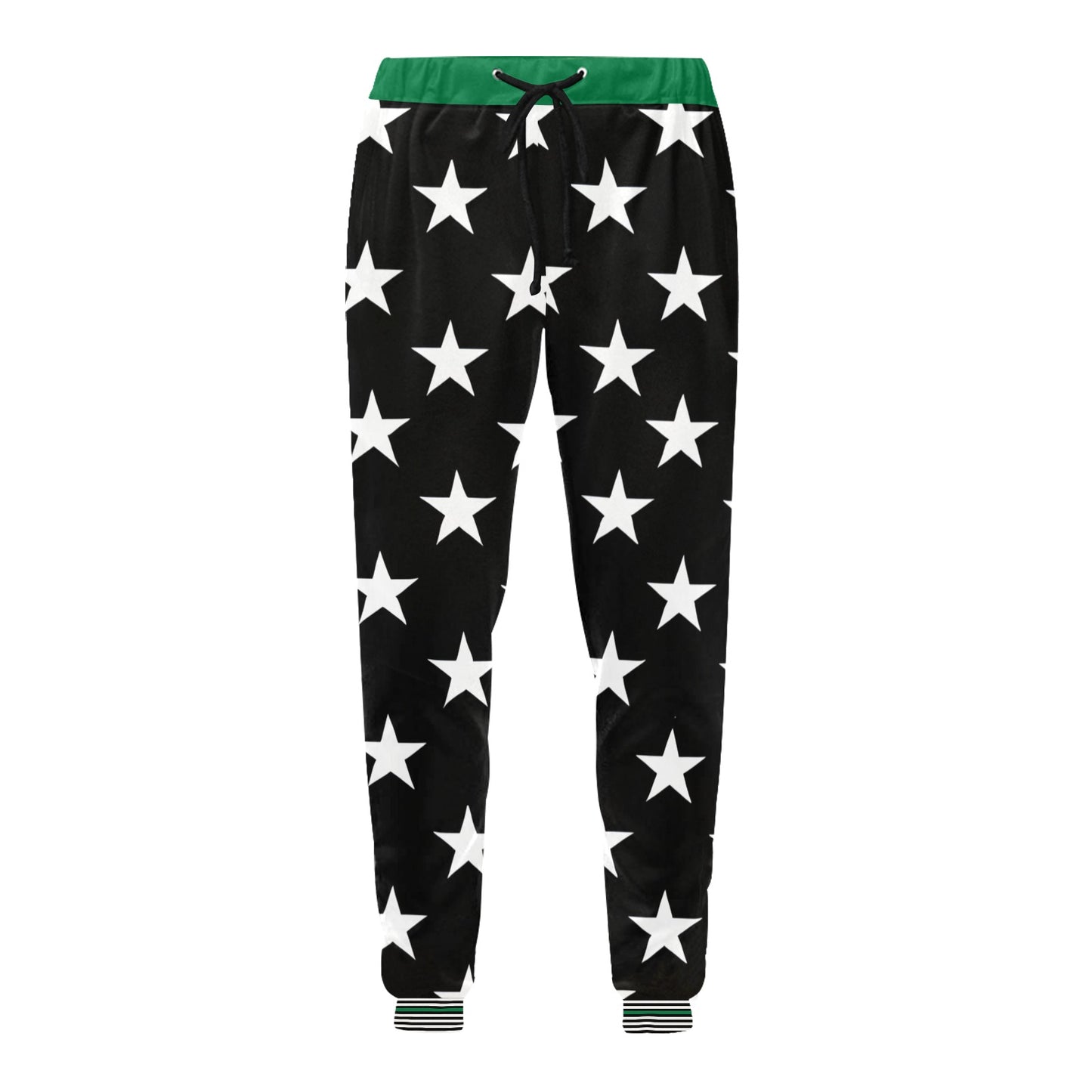 Thin Green Line Flag Inspired All Over Print Unisex Sweatpants