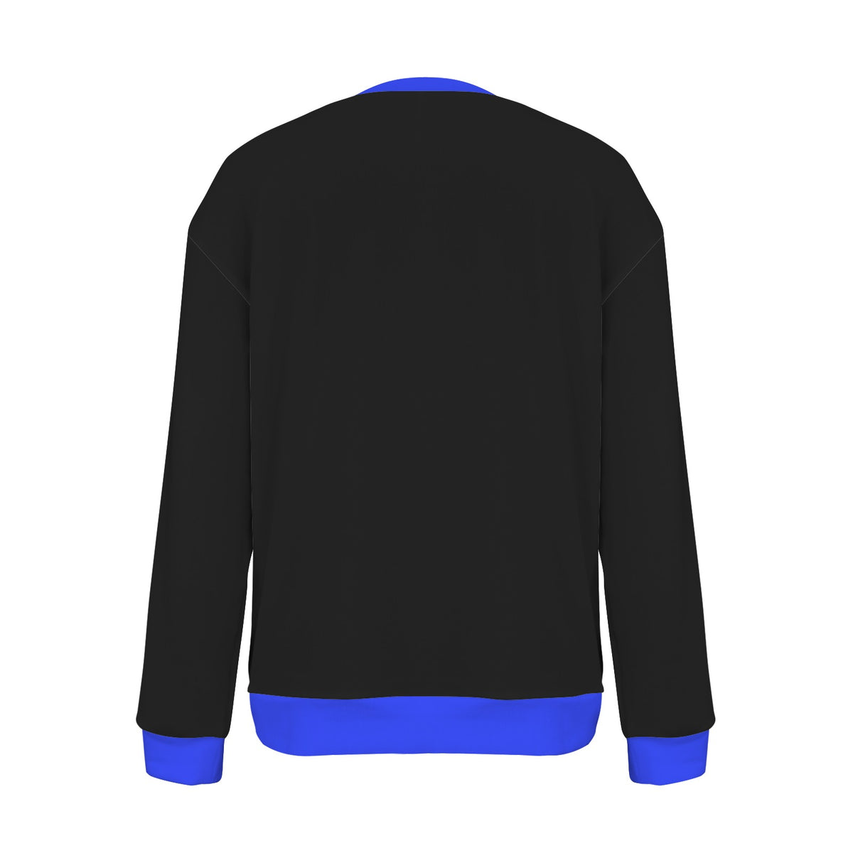 Thin Blue Line Flag Inspired Women's Crew Neck Sweater Printed in the USA