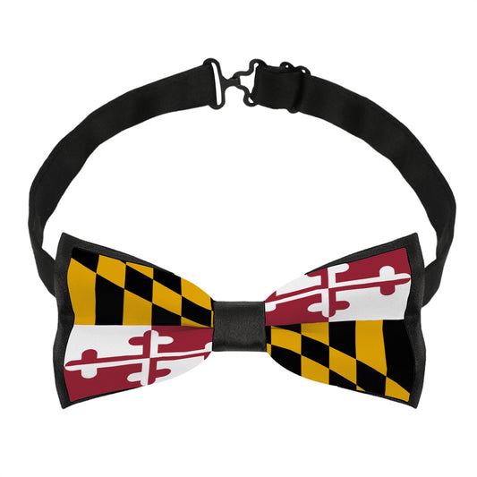 Maryland Flag Inspired Bow Tie – Look Sharp, Show your Columbian Pride