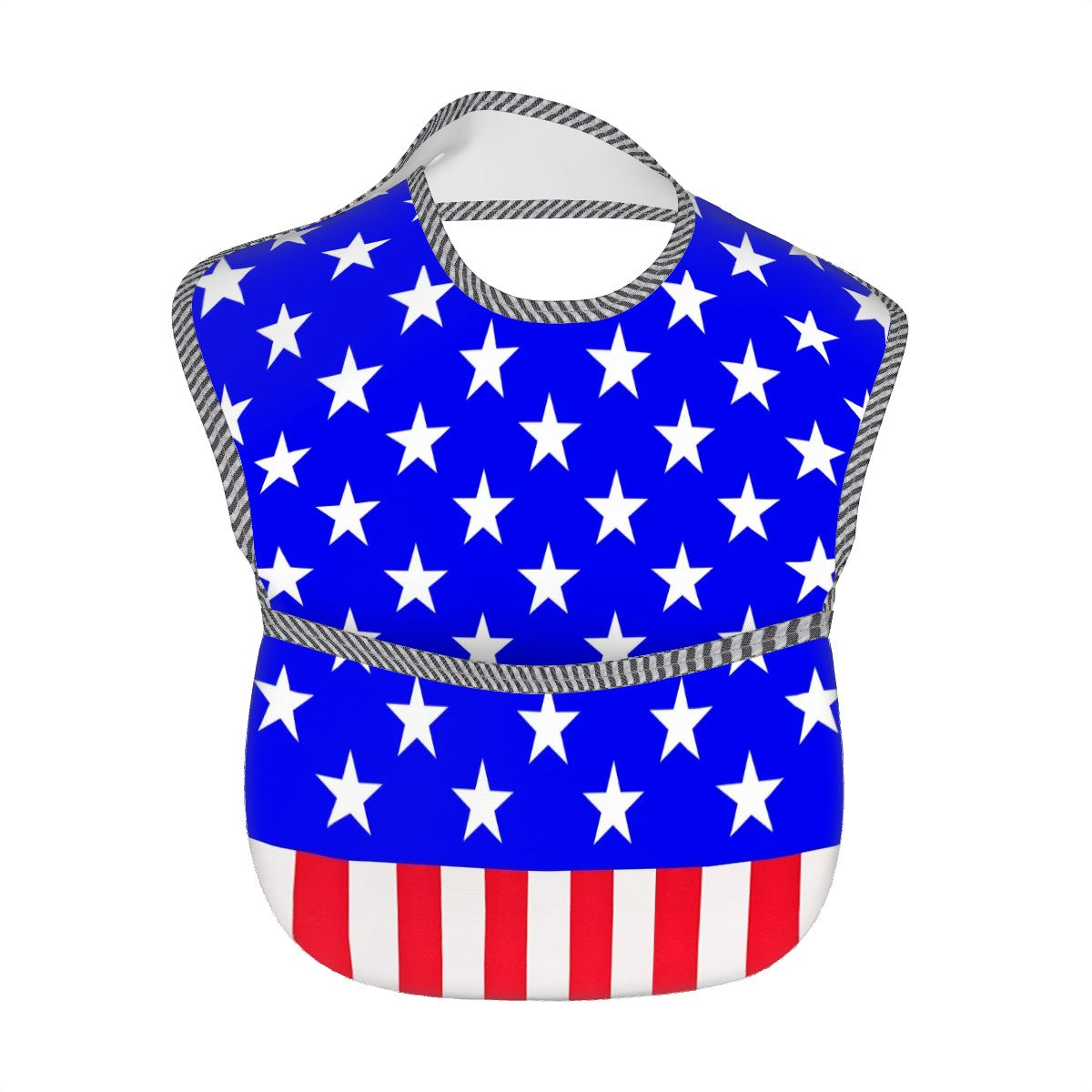 USA/American Flag Inspired Baby Bib