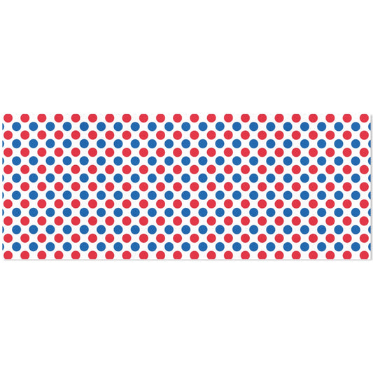 USA/American Flag Inspired Polka Dot Pattern Custom Gift Wrapping Paper 58"x 22.5" (4 Rolls)