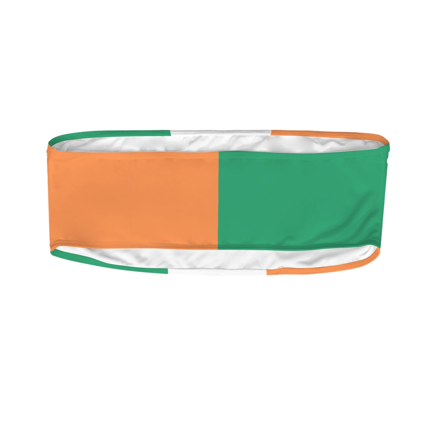 Ireland Flag Inspired Bandeau Tube Bikini Top