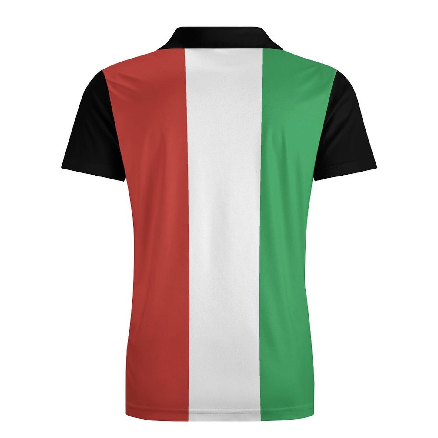 Mexico Flag Inspired Men’s Premium Ice Silk Polo Shirt