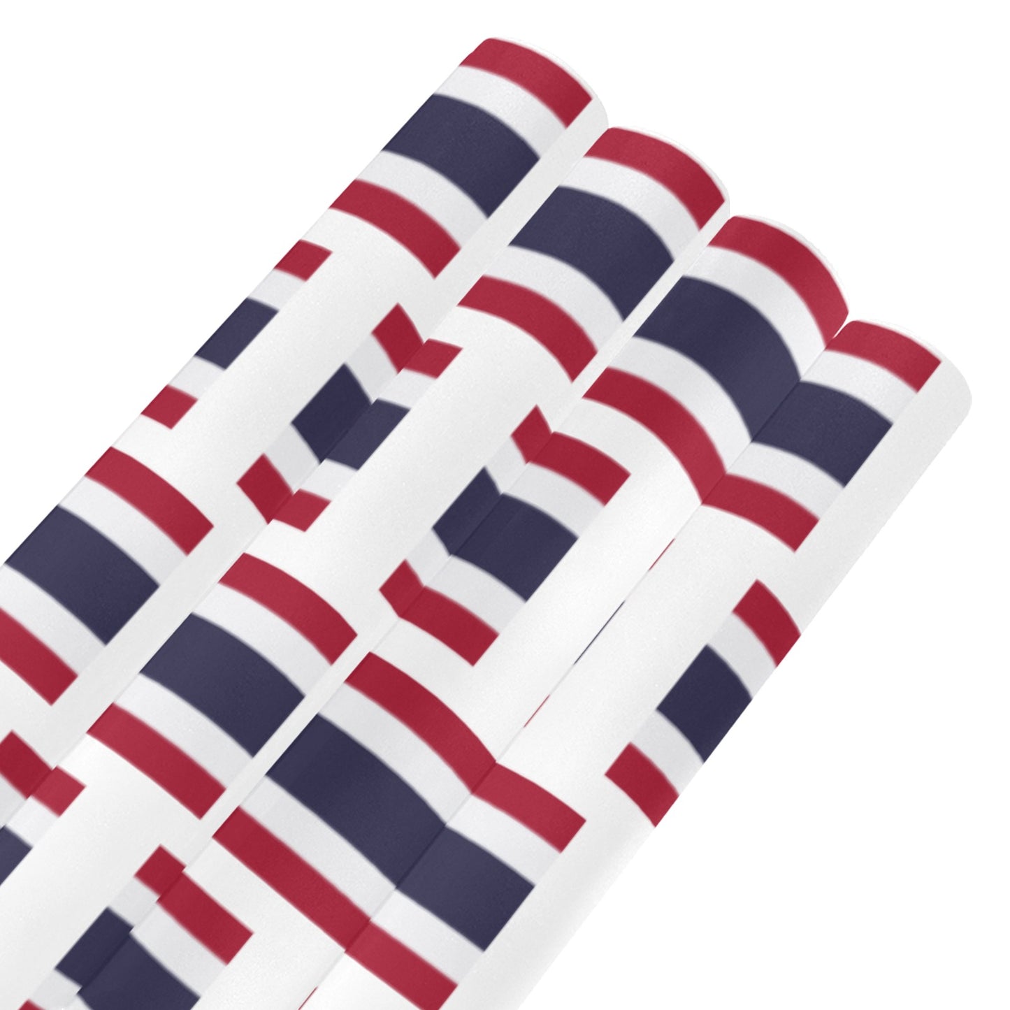 Thailand Flag Inspired Custom Gift Wrapping Paper 58"x 22.5" (4 Rolls)