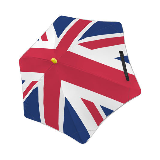 UK/Great Britain Flag Inspired Kids Safe Round Corner Umbrella