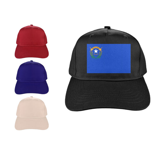 Nevada Flag Baseball Cap (Made in USA)