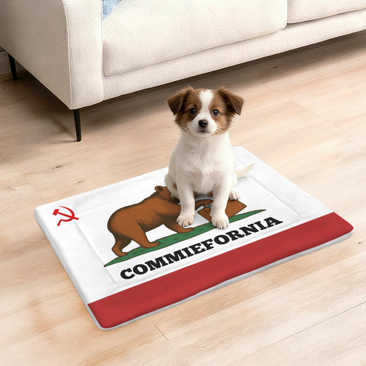 California Flag Inspired (COMMIEFORNIA) Pet Mat 25x18inch (Made in the USA)