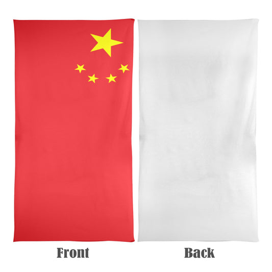 China Flag Beach Towel 31"x71" (Made in USA)