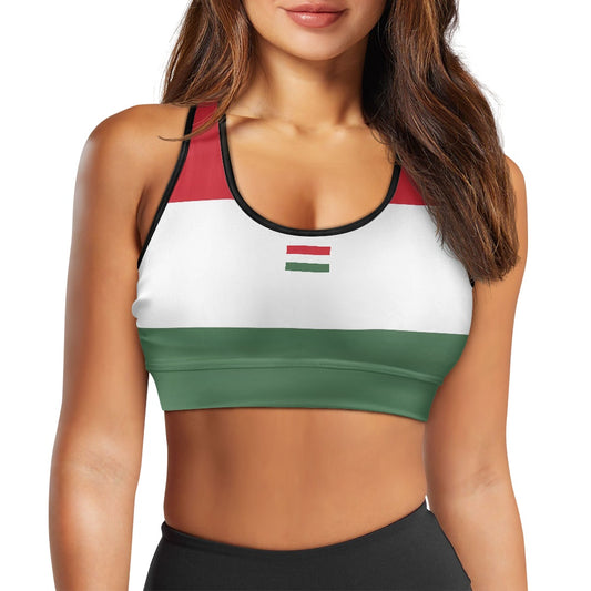 Hungary Flag Inspired Women's Sports Vest