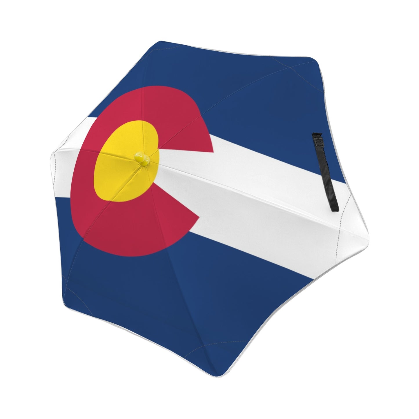 Colorado Flag Inspired Kids Safe Round Corner Umbrella
