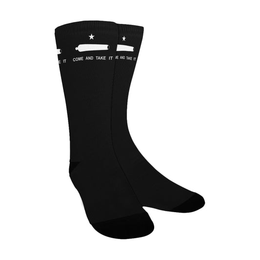 Come and Take It Flag Inspired Women's Custom  Socks | Ships from USA