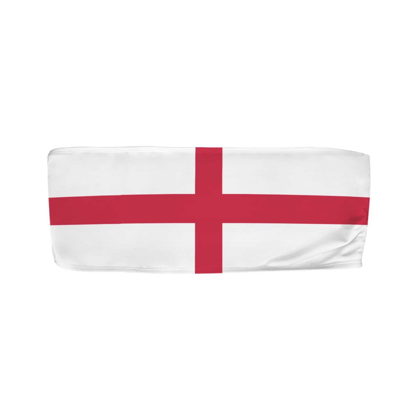 England Flag Inspired Bandeau Tube Bikini Top