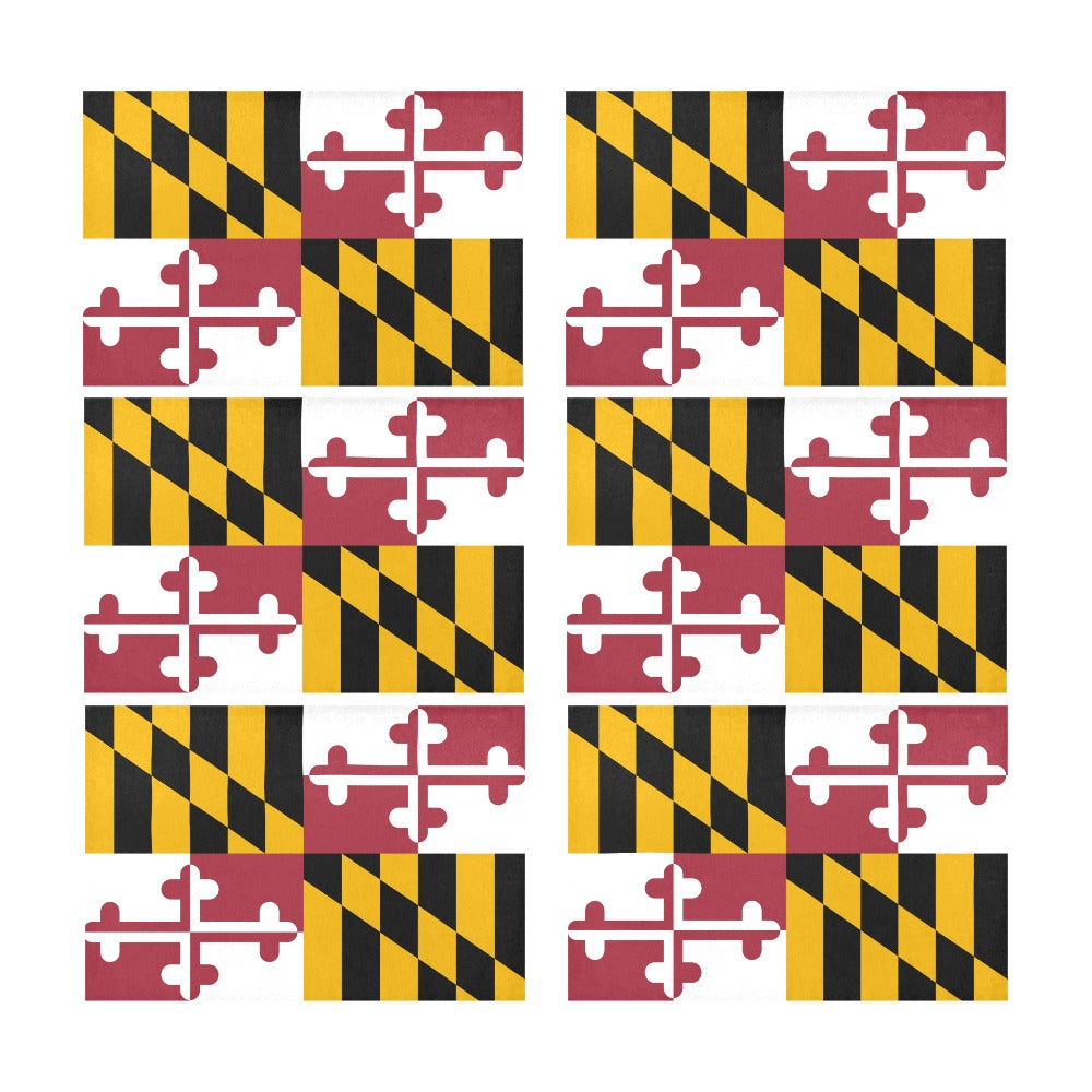 Maryland Flag Placemats 12" x 18" (Set of 6)