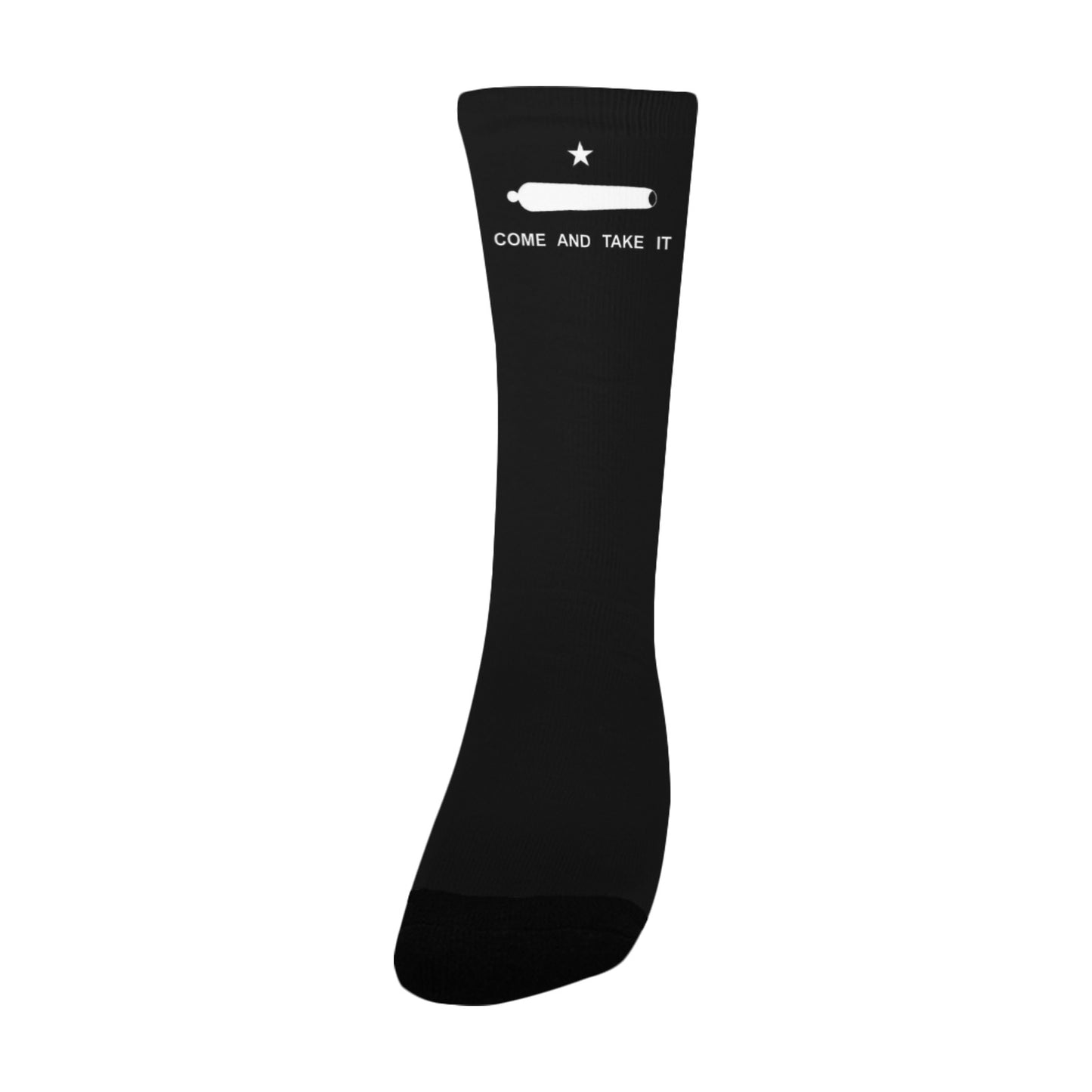 Come and Take It Flag Inspired Women's Custom  Socks | Ships from USA