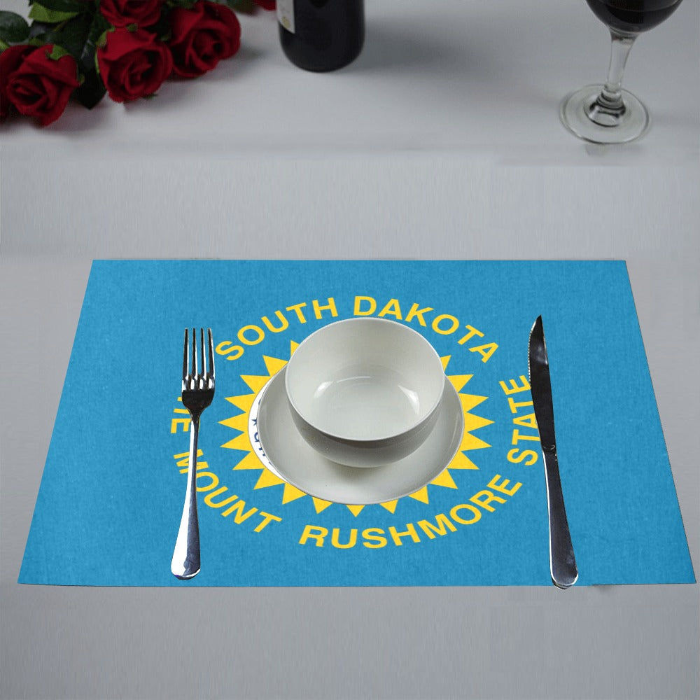 South Dakota Flag Placemats 12" x 18" (Set of 6)