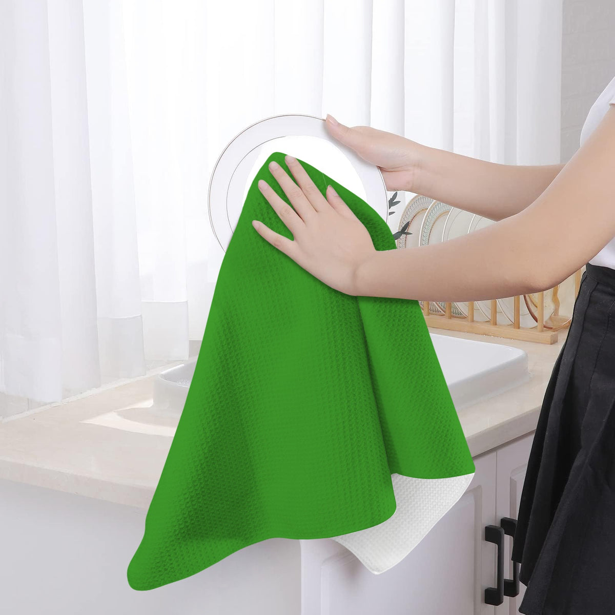 Zambia Flag Inspired Kitchen Towel 40X60cm (Pack of 2) | Printed In the USA