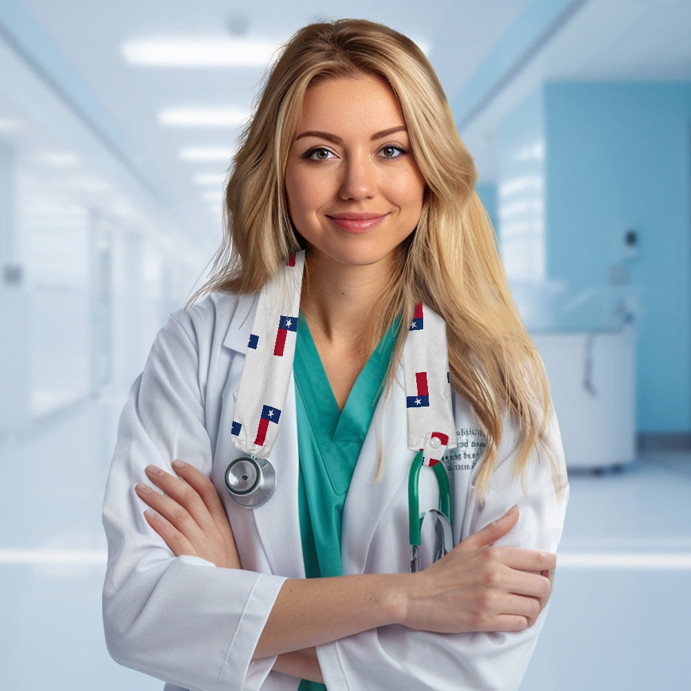 Texas Flag Inspired Stethoscope Protective Cover