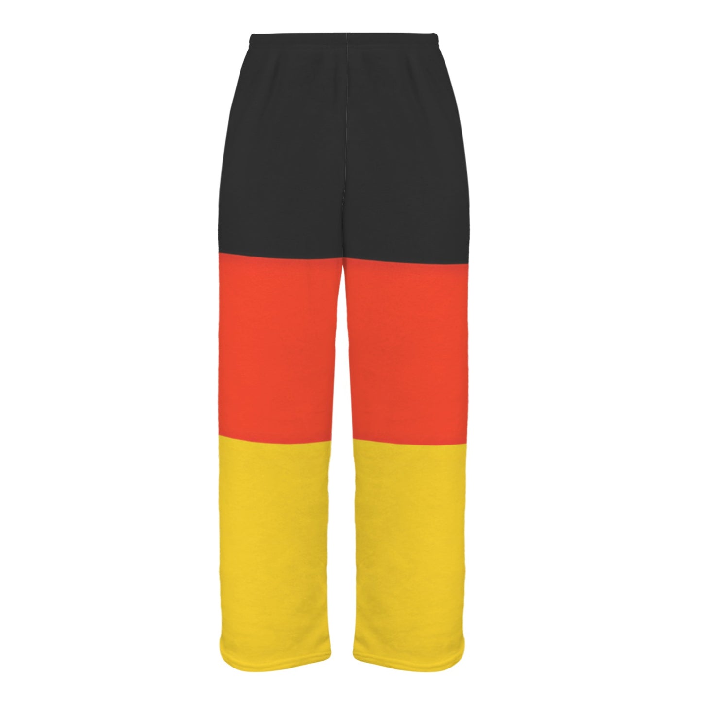 Germany Flag Inspired Women's Flannel Pajama Trousers Made in the USA