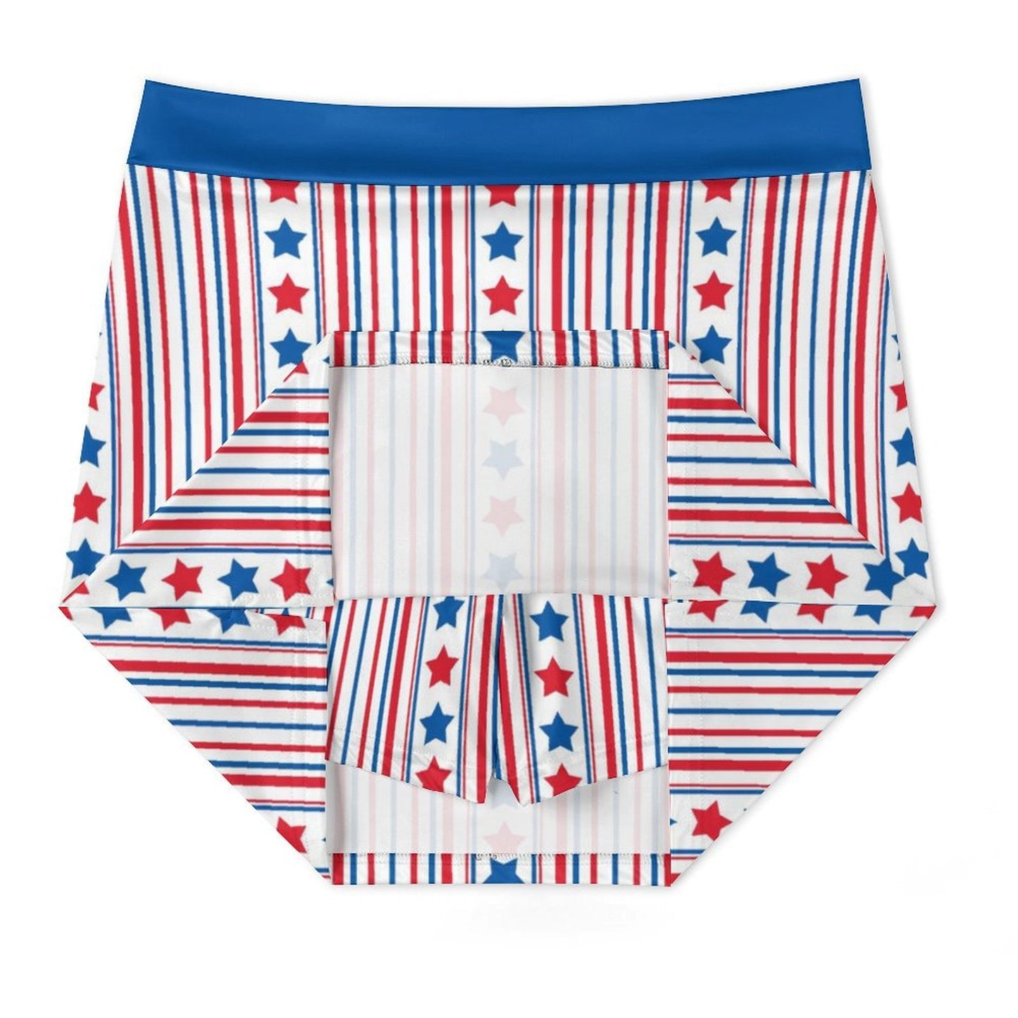 USA/American Flag Inspired Stars and Stripes Pattern Women’s Skort with Pocket