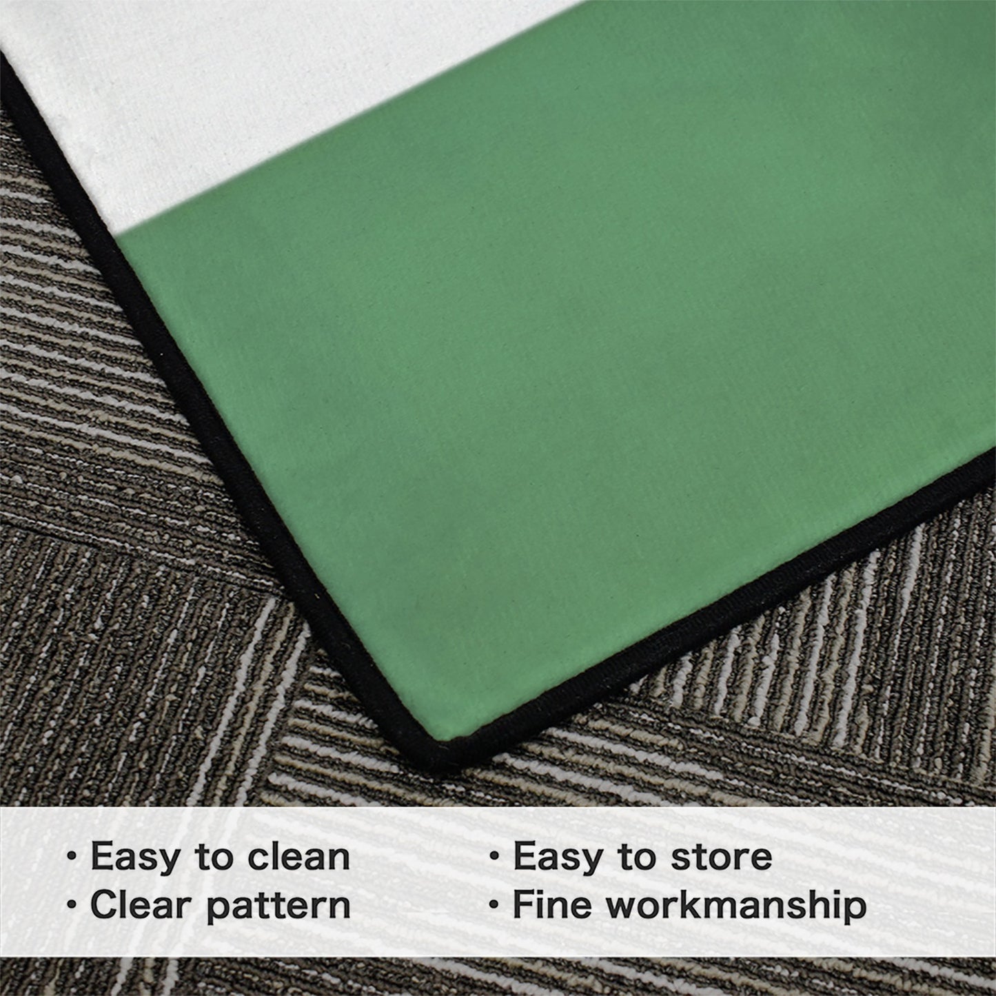 NYPD Flag Inspired 84x60 Inch Area Rug with Black Binding (Made in the USA)