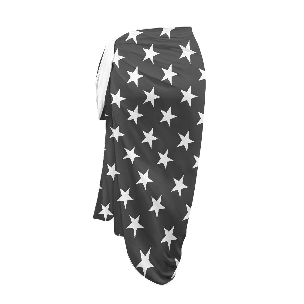 Thin Green Line Flag Inspired Bikini Cover-Up Style-1