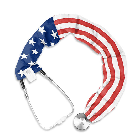 USA/American Flag Inspired Stethoscope Cover – Medical Gear with a Purpose