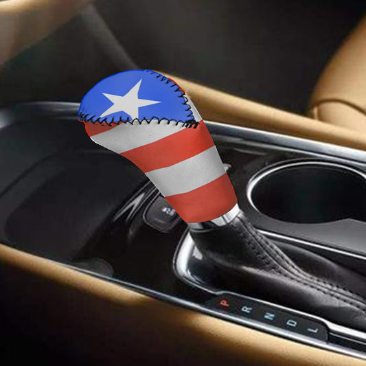 Costa Rica Flag Inspired Gear Lever Cover+Hand Brake Cover