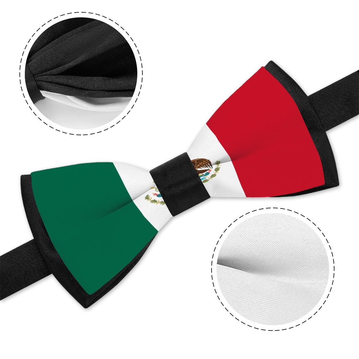 Mexico Flag Inspired Bow Tie style-1