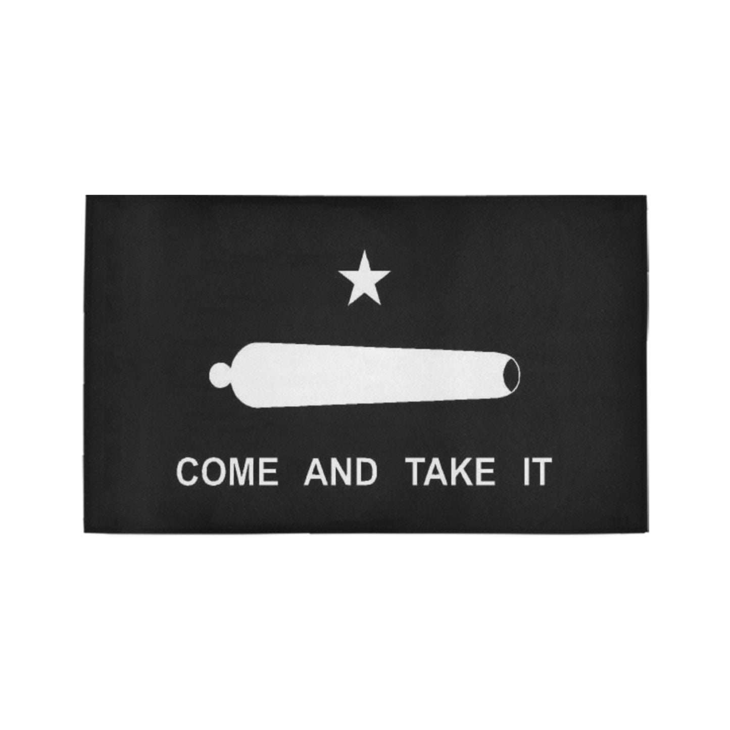 Come and Take It Flag Inspired Doormat 30" x 18" (Sponge Material)