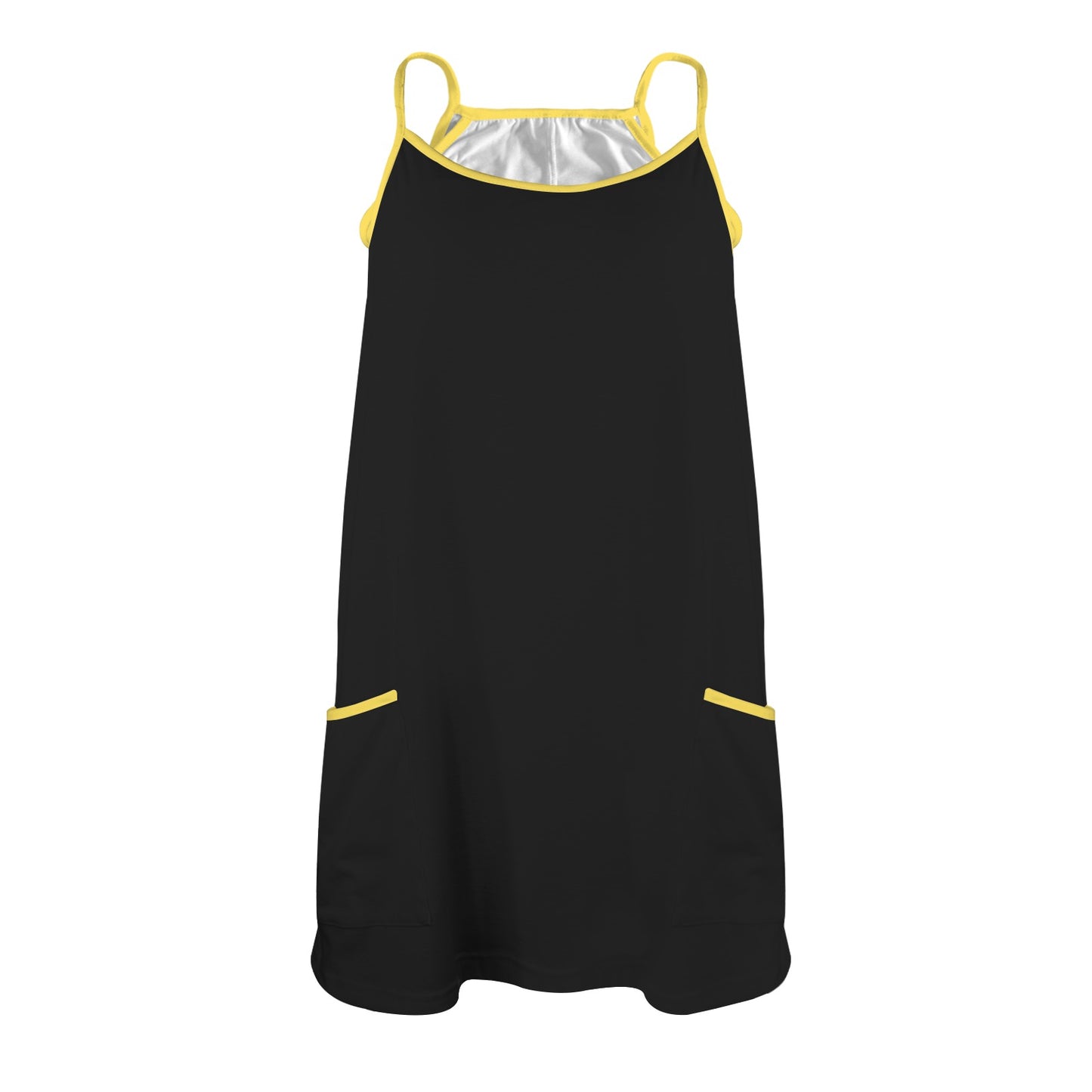 Thin Gold Line Flag Inspired Women's Double-Layered Camisole Dress