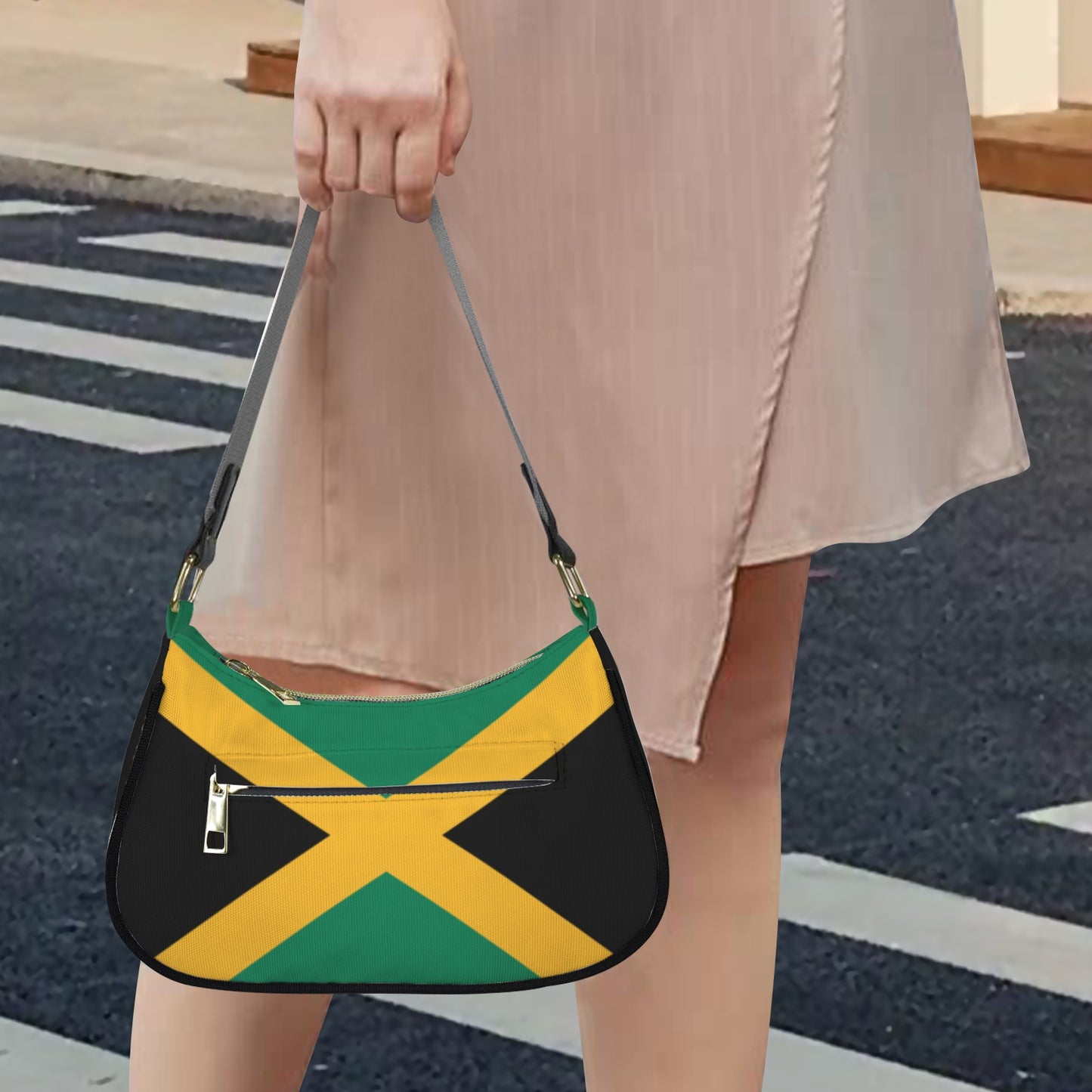Jamaica Flag Inspired Women's Shoulder Bag