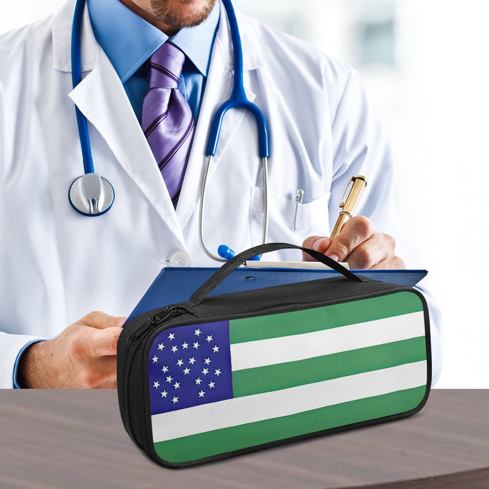 NYPD Flag Inspired Stethoscope Storage Bag